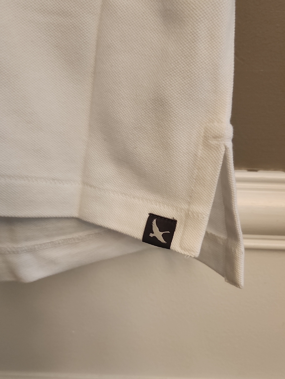 NWT Eddie Bauer Classic Men’s White Polo Shirt - Lightweight Short Sleeve - Picture 2 of 16
